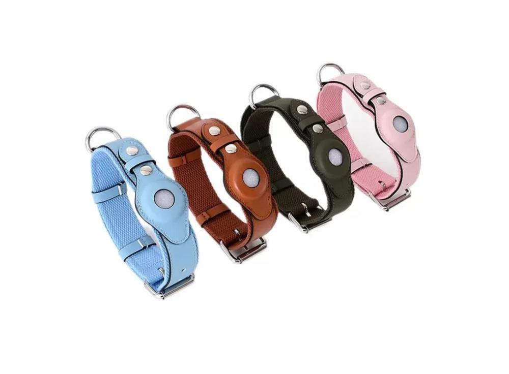 Animal Tools |   Airtag Dog Collar For Apple Airtag – Leather Dog Collar With Apple Airtag Holder – Smart Collars For Dog – Gps Dog Collar Animal Tools Animal Tools