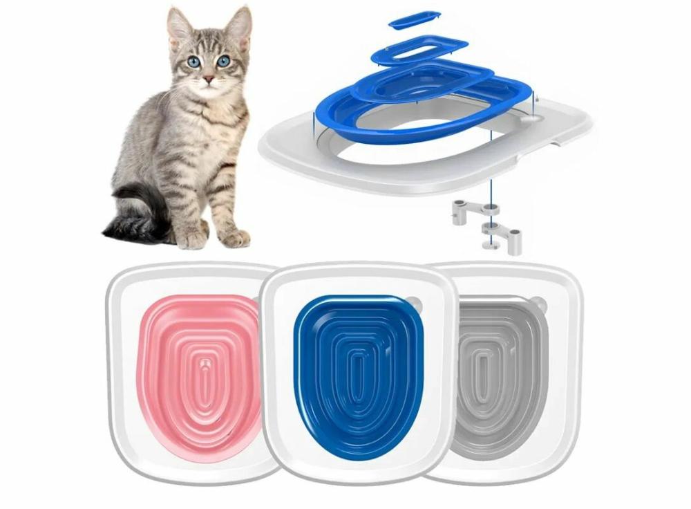 Animal Tools |   Cat Toilet Training Kit, Cat Toilet Training System, Cat Training Kit System For Toilet, Teach Cat To Use Toilet, Professional Kitty Toilet Trainer Urinal Seat Animal Tools Animal Tools