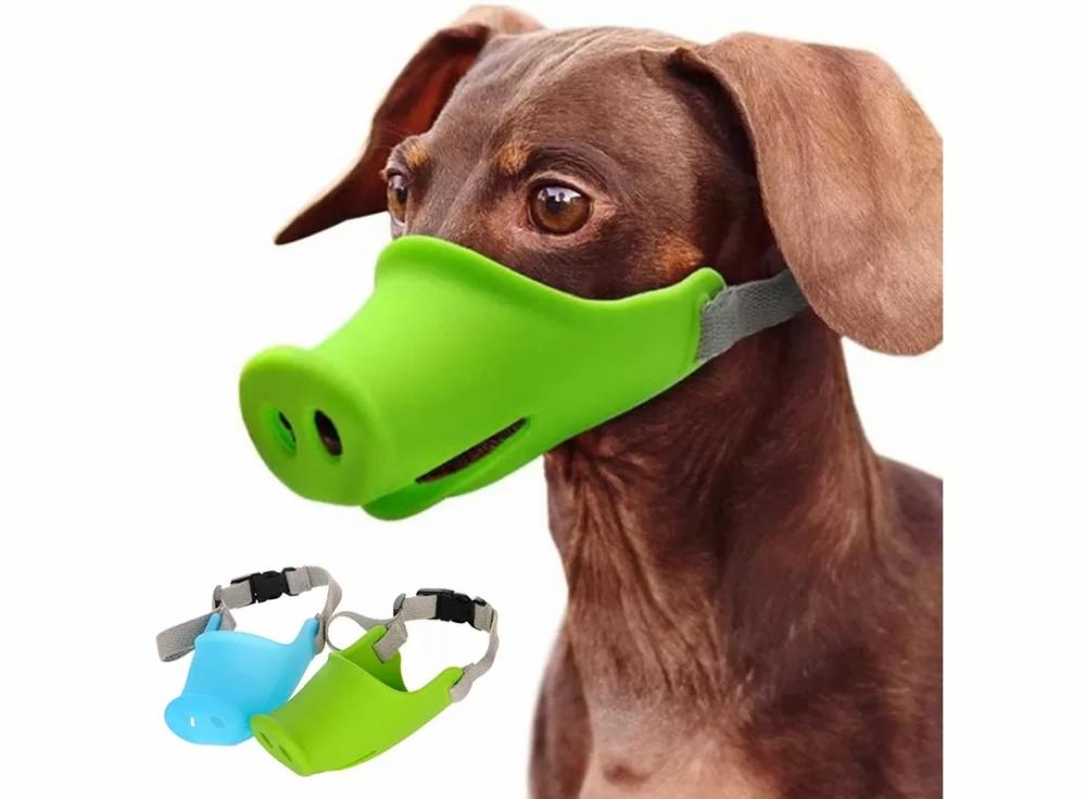 Animal Tools |   Pig Mouth Shape Dog Mouth Covers Anti Bite Anti-Called Muzzle Pet Masks Silicone Material Animal Tools Animal Tools