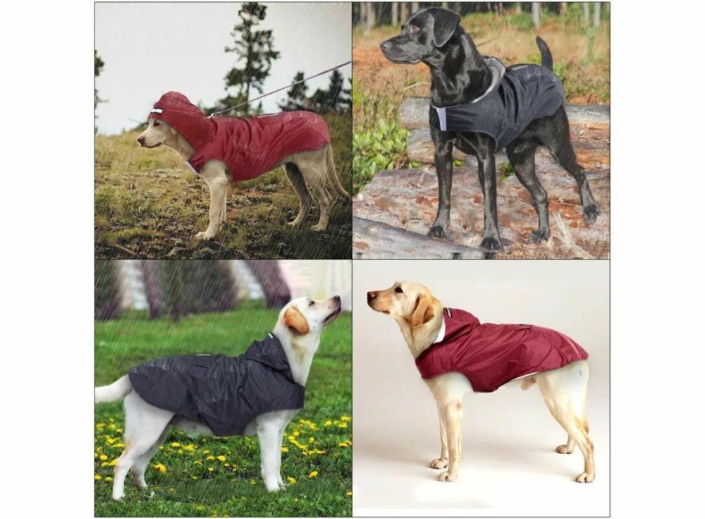 Animal Tools |   Waterproof Dog Raincoat, Adjustable Reflective Lightweight Pet Rain Clothes With Poncho Hood Animal Tools Animal Tools