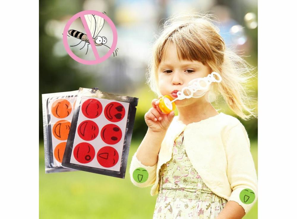 Anti-Mosquito Tool |   6Pcs Cute Smile Face Anti Mosquito Stickers Mosquito Repellent Patch Set Anti-Mosquito Tool Anti-Mosquito Tool