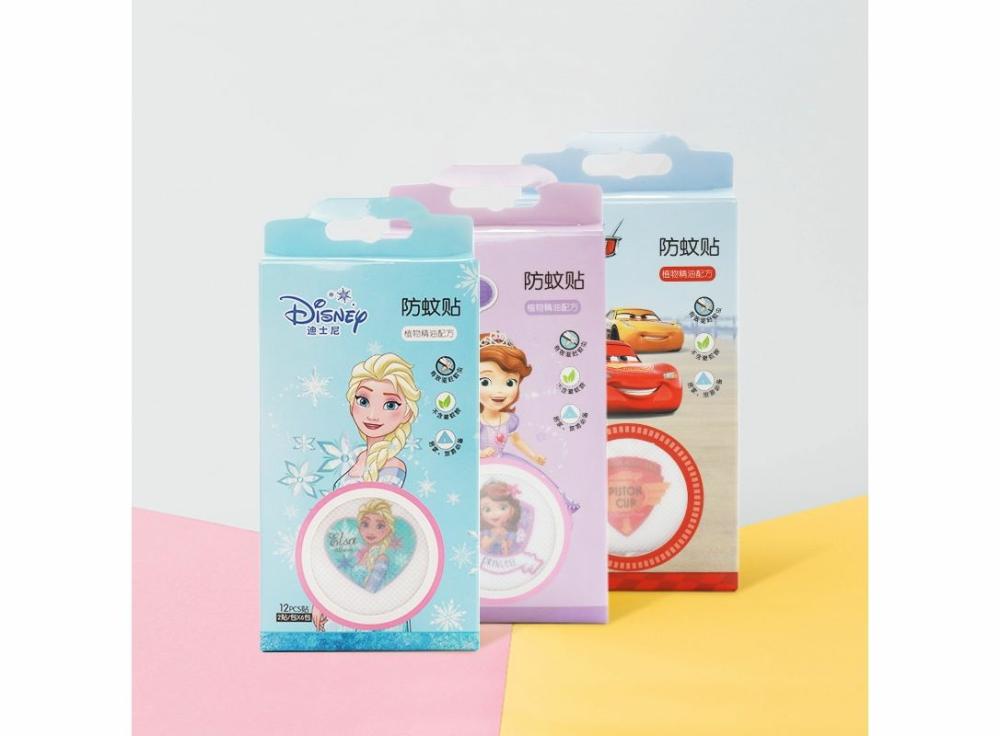 Anti-Mosquito Tool |   Cartoon Princess Cars 12Pcs/Lot Mosquito Repellent Patches Stickers Drive Midge Citronella Oil Anti-Mosquito Tool Anti-Mosquito Tool