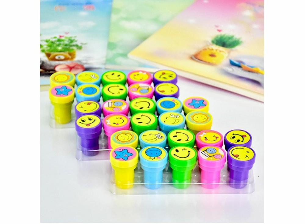 Arts & Crafts |   10Pcs/Set Children Toy Stamps Cartoon Smiley Face Kids Seal For Scrapbooking Stamper Arts & Crafts Arts & Crafts