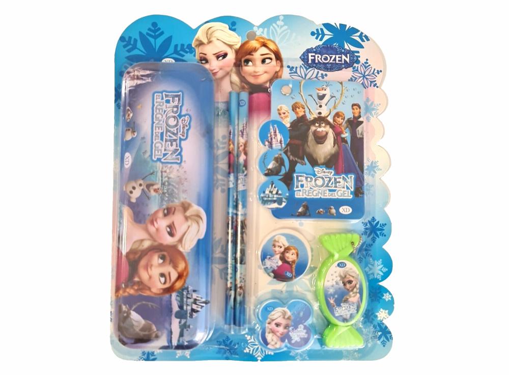 Arts & Crafts |   Frozen Anna, Elsa 7Pc Stationery Set – Pencils, Eraser, Sharpener, Mini Notebook Arts & Crafts Arts & Crafts