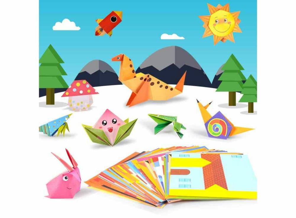 Arts & Crafts |   Toy 3D Cartoon Animal Origami Handcraft Paper Art Learning Educational Toys For Children Arts & Crafts Arts & Crafts