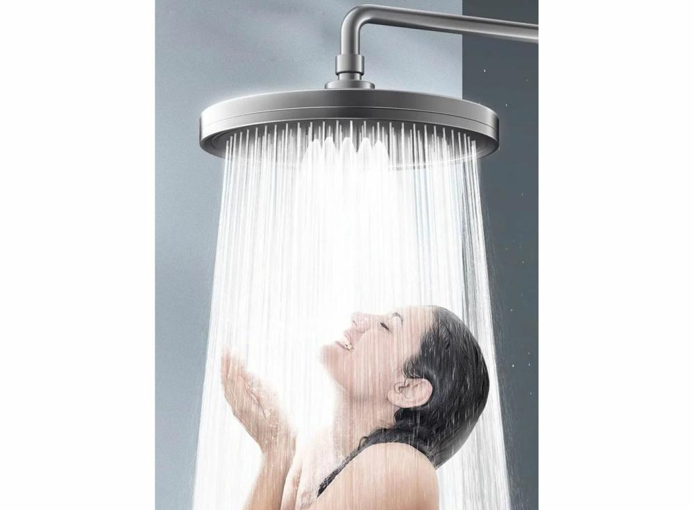 Bath&Washroom |   ​  High Pressure Rain Shower Luxury Large Square Rainfall Shower Heads, Adjustable Wall Mounted And Ceiling Mounted Fixed High Flow Waterfall For Bathroom Bath&Washroom Bath&Washroom