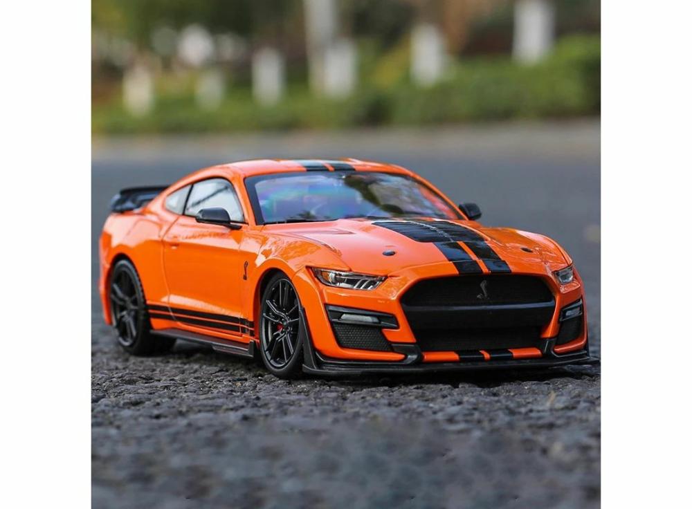 Building Toys |   1:24 Ford Mustang Shelby Gt500 Supercar Alloy Car Model Diecasts & Toy Vehicles Building Toys Building Toys