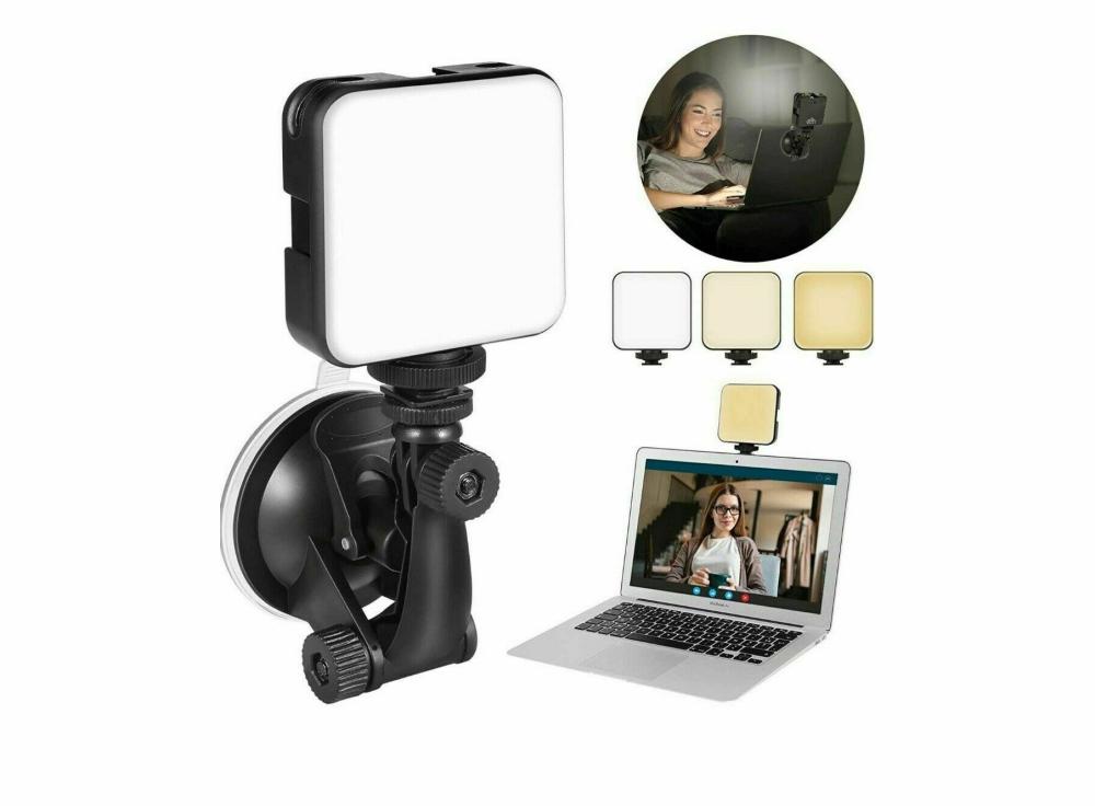 Cameras & Photo |   Video Conference Lighting Kit Dimmable & Rechargeable Conference Call Light Zoom Cameras & Photo Cameras & Photo