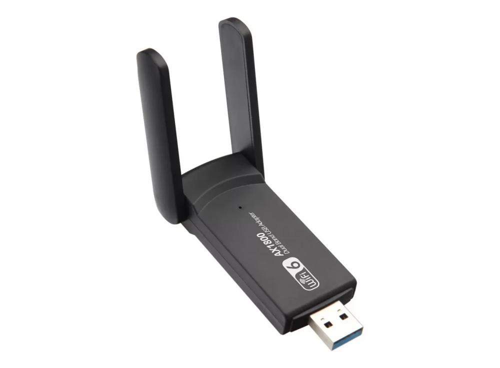 Computers |   Dual Band Wifi Dongle Usb Wireless Adapter With 1800Mbps 5G 2.4G, 802.11Ac Wireless Network Dongle High Gain Antennas For Pc Desktop Laptop, For Win 10/11 Pc Computers Black