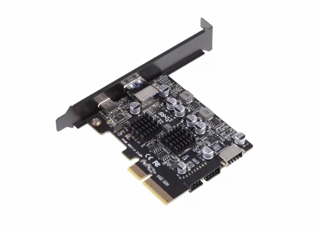 Computers |   Usb Pcie Card Power Delivery Usb Type-C Ports, Pcie Usb3.1 With 10 Gbps Motherboard Card For Pc Desktop, Support Windowsxp/7/8/10 And Mac Os Computers Computers