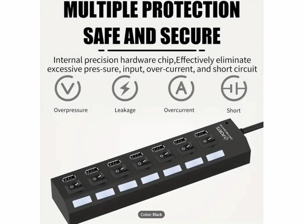 Computers |   Usb Splitter Notebook Computer U Disk Mouse Keyboard Hub Hub Extension Multi-Port Data Conversion Computers Computers