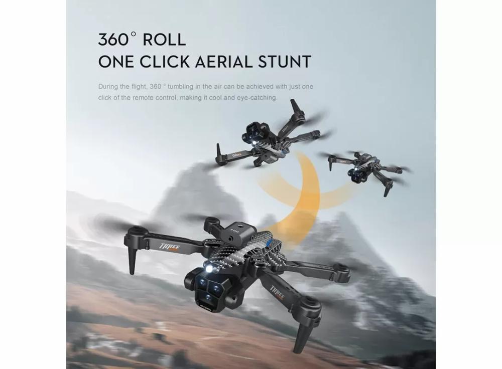 Drone & Accessories |   K10Max Drone 8K Professinal With Three Camera Intelligent Optical Flow Localization Four-Way Obstacle Avoidance Rc 5000M Drone & Accessories Black-4K-Bag-1B