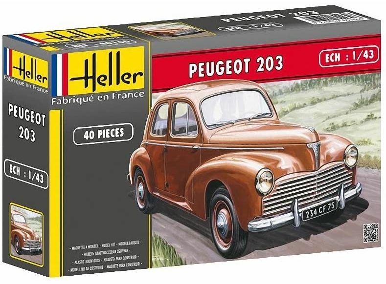 Electric Cars |   80160 1:43 Scale Peugeot 203 Model Electric Cars Electric Cars