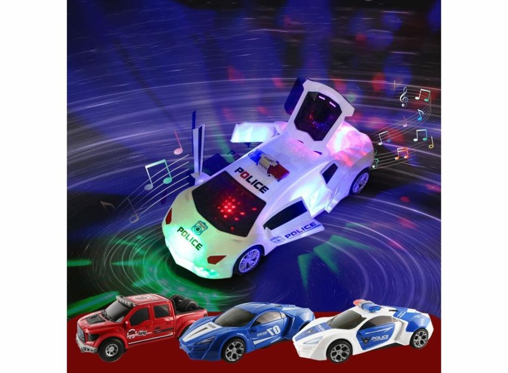 Electric Cars |   Electric Dancing Music Deformation Rotating Car Universal Police Car Toy For Boy Toy Electric Cars Electric Cars