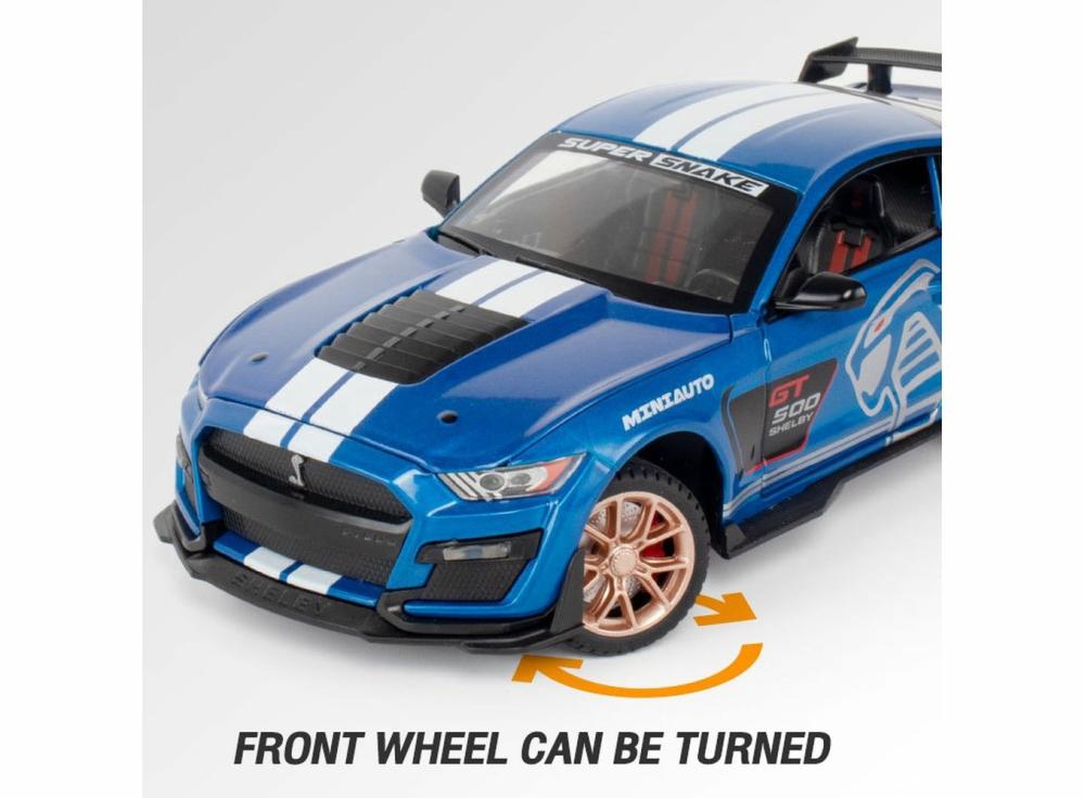 Electric Cars |   Mustang Shelby Gt500 Metal Diecast Alloy Toys Cars Model For Boys Children Kids Vehicle Electric Cars Black