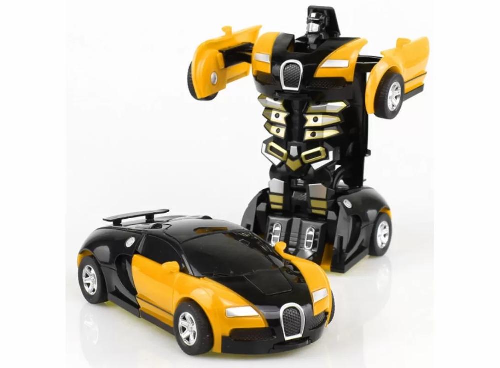 Electric Cars |   One-Key Deformation Car Toys Automatic Transform Robot Plastic Model Car Electric Cars Electric Cars