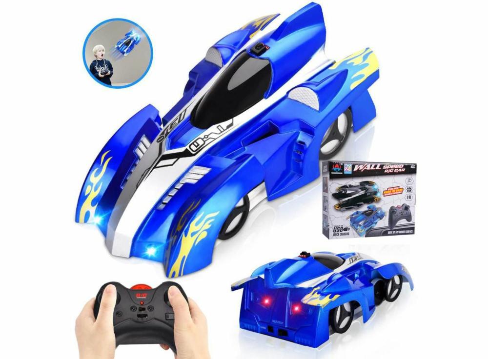 Electric Cars |   Rc Wall Climbing Mini Car Toy Model Bricks Wireless Electric Remote Control Drift Race Toys Electric Cars black with box