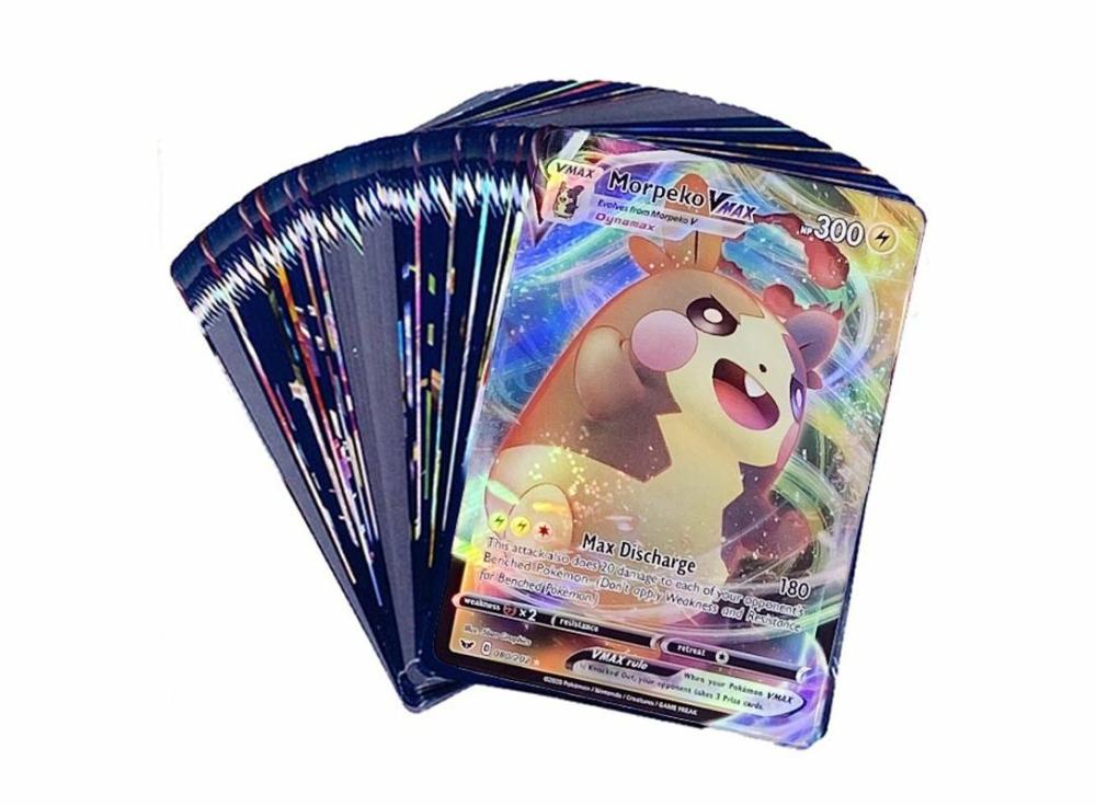 Games |   50-300Pcs Pokemon 300 V Max 300 Gx Best Selling Children Battle English Version Game Games Games