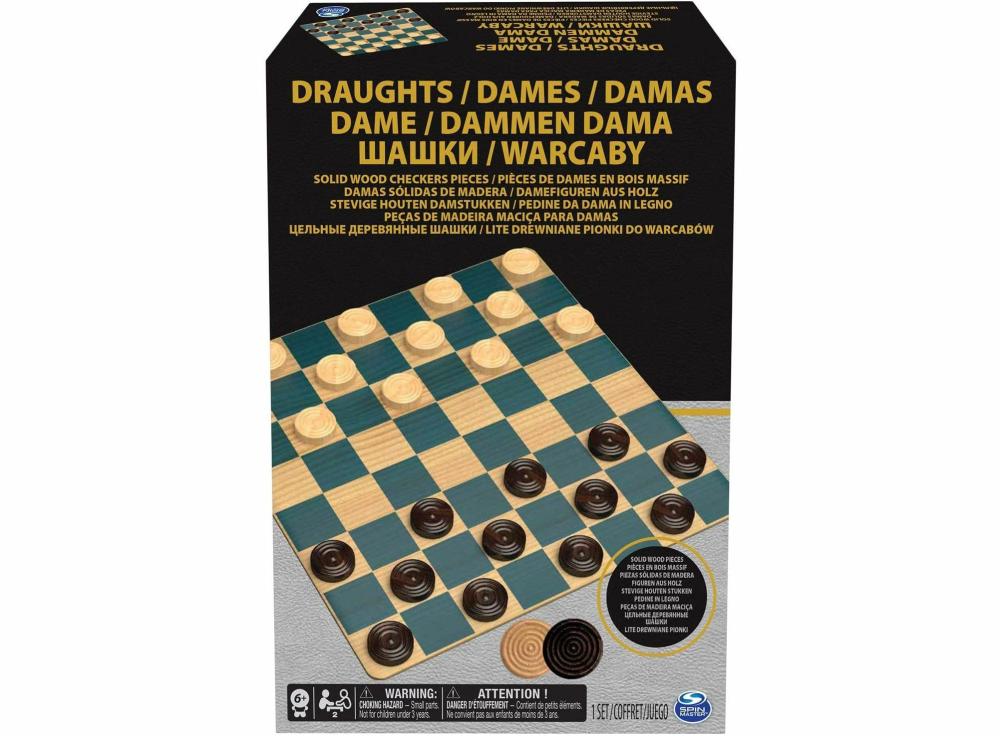 Games |   Spin Master Classic Games – Checkers/Draughts Games Games