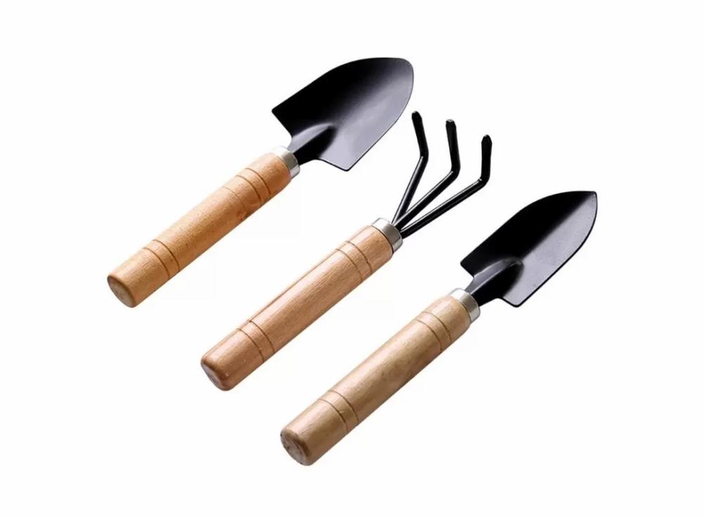 Garden |   3Pcs Mini Garden Shovel Rake Spade Erramientas Bonsai Tools Set Garden Garden