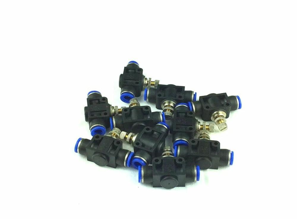 Home Appliances |   1/4”Tube Od X 1/4”Tube Od Air Flow Control Valve,Speed Controller Union Straight With Push-To-Connect Fitting,Scf 1/4" Home & Office Home Appliances