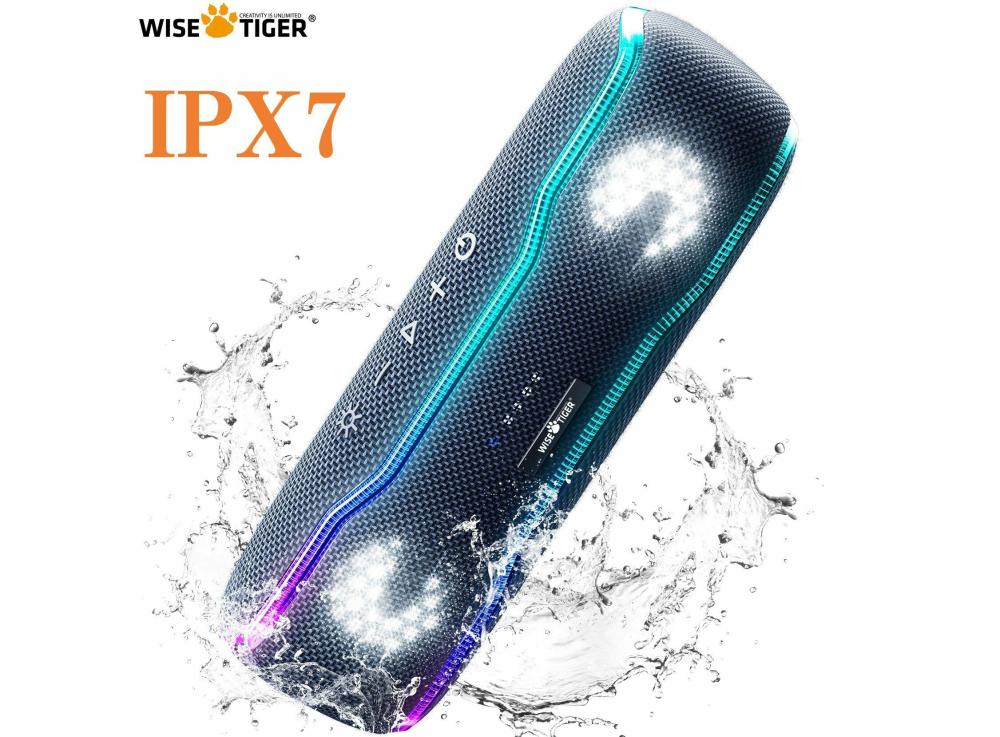 Home Audio |   Bluetooth Speaker Outdoor Ipx7 Waterproof 25W Bt5.3 Loudspeaker Stereo Surround Electronics Home Audio