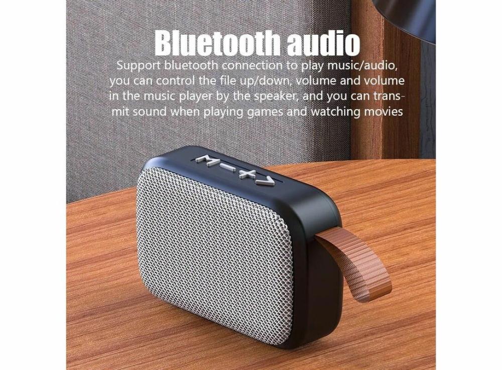 Home Audio |   Fabric Speaker Bluetooth Wireless Connection Portable Outdoor Sports Audio Stereo Electronics Army Green