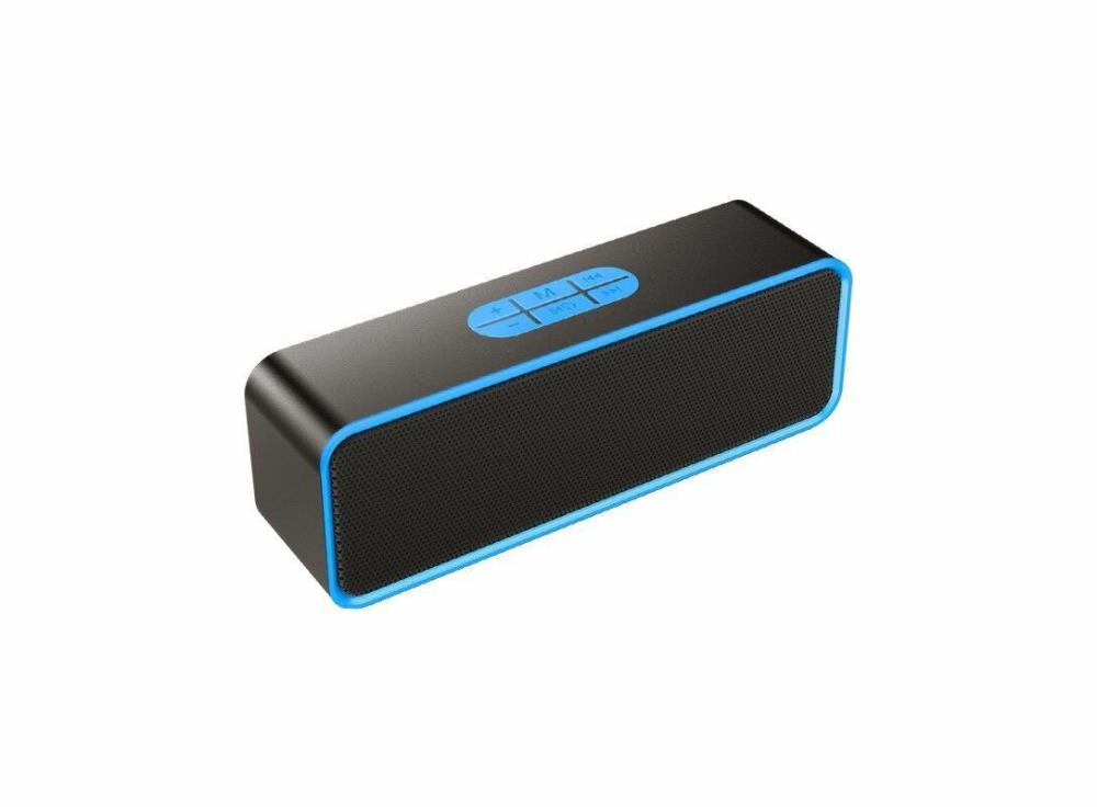 Home Audio |   Sc211 Portable Bluetooth Speaker Wireless Dual Horn Stereo Loudspeaker With Fm Mode Electronics Black