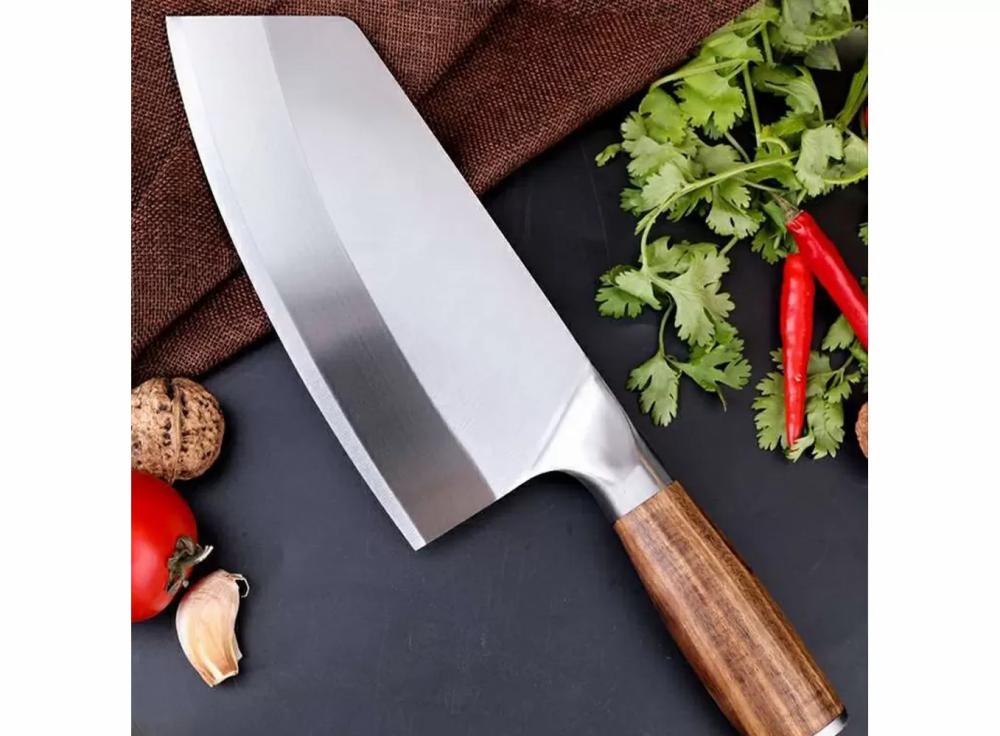 Home & Kitchen |   Cleaver Knife Slicing Meat Fruit Vegetable Chef Knife Stainless Steel Chinese Knife Wood Handle Laser Damascus Kitchen Knives Home & Kitchen Home & Kitchen