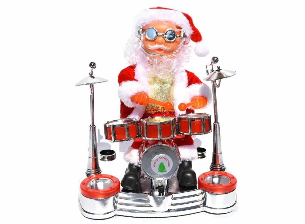 Kids’ Electronics |   Moonbiffy 2022 New Electric Santa Claus Playing Piano Music Doll Christmas Decorations Children Gift Kids' Electronics Kids' Electronics