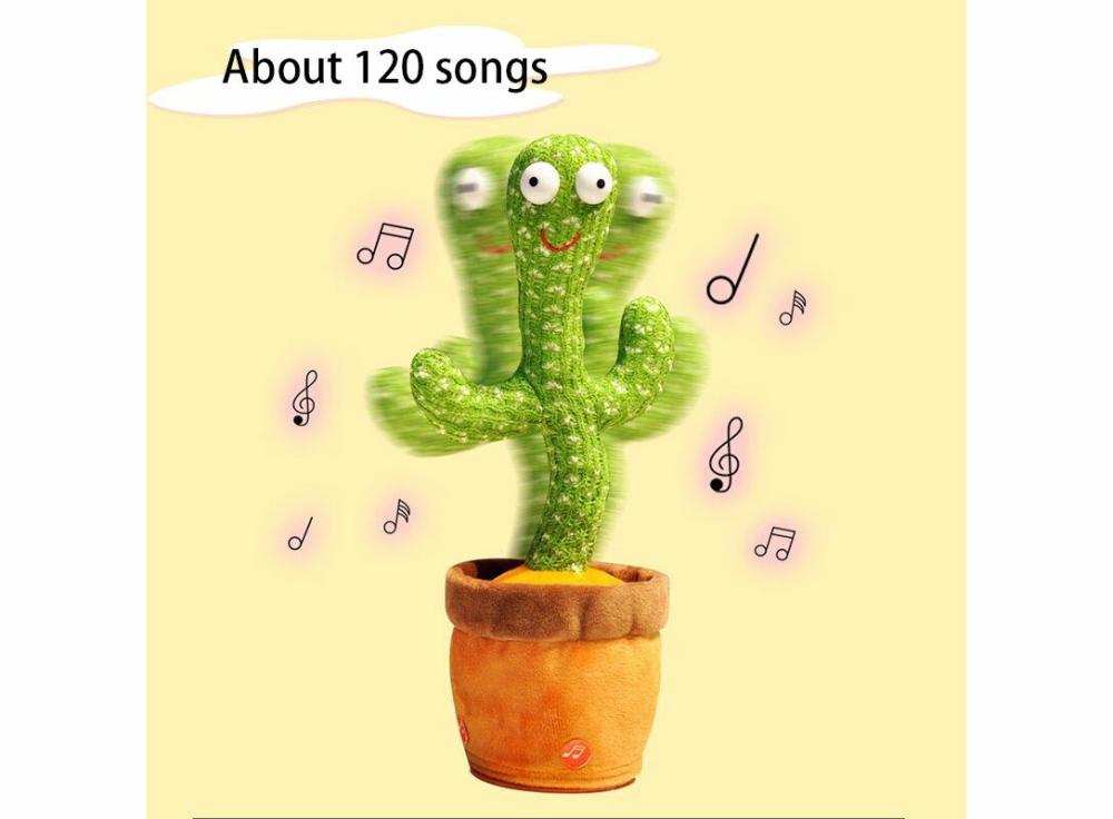 Learning & Education |   Singing And Dancing Early Childhood Education Fun Plush Toy Cactus Learning & Education Green