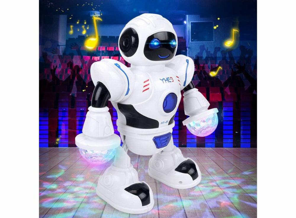 Learning & Education |   Toddler Toy Dancing Robot Electric Sing Music Cool Flash Light Robot Kid Fun Toy Action Figures & Statues Action Figures & Statues