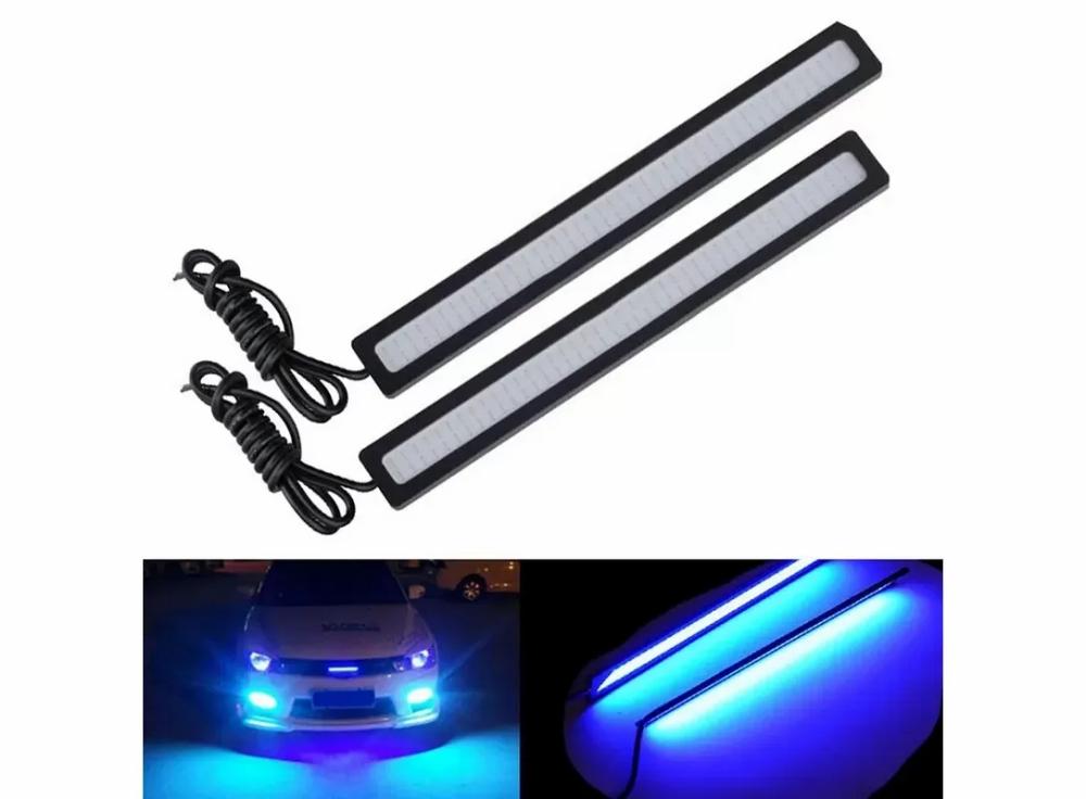 Lighting |   4Pcs 12V 17Cm Waterproof Led Flip Chips Cob Drl Car Daytime Running Lights Stripe Home & Office Lighting