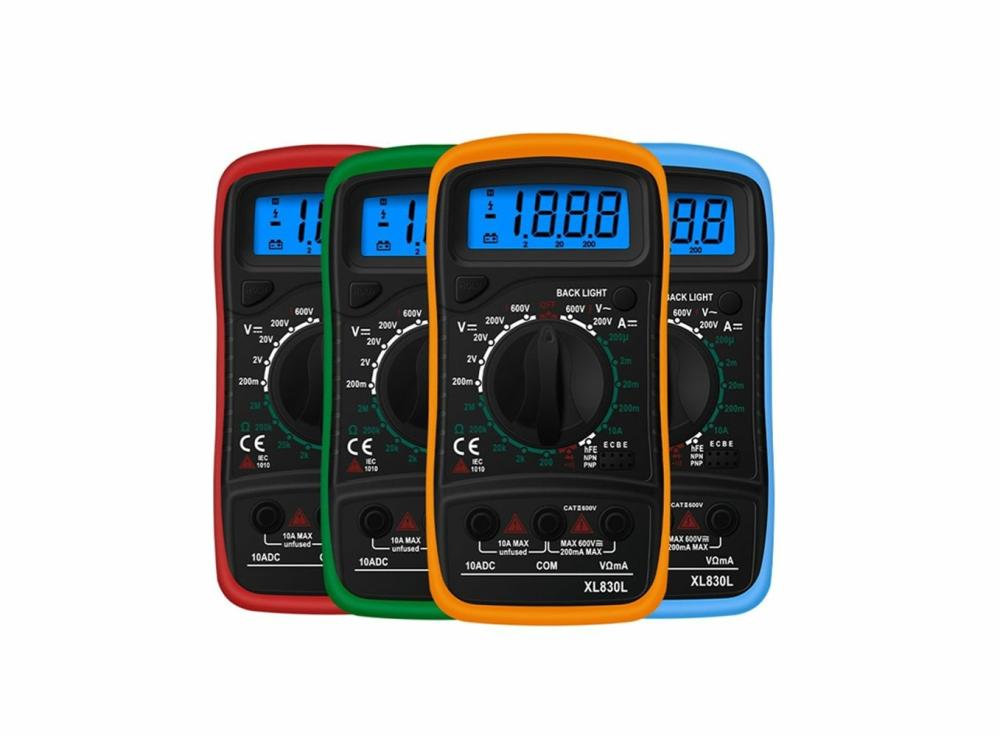 Measurement & Analysis Instruments |   Handheld Digital Multimeter Lcd Backlight Portable Ac/Dc Ammeter Voltmeter Ohm Voltage Tester Meter Home & Office Measurement & Analysis Instruments