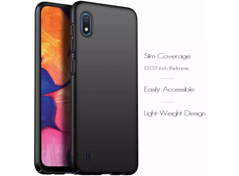 Mobile Accessories |   Anccer Compatible For Samsung Galaxy A1 Case, [Colorful Series] [Ultra-Thin] [Anti-Drop] Premium Material Slim Full Protection Cover For Samsung A1 (Smooth Black) Electronics Mobile Accessories