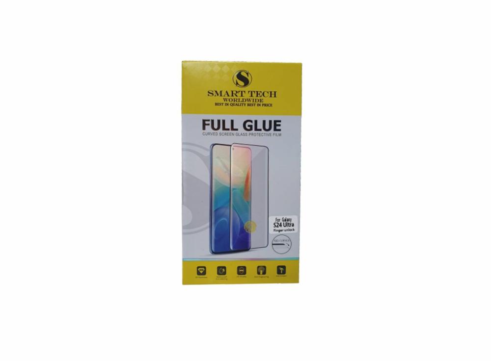 Mobile Accessories |   Samsung S24 Ultra Full Glue Screen Protector Tempered Glass Finger Print Unlock Electronics Mobile Accessories