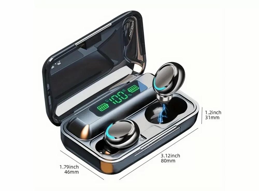 Mobile Accessories |   Waterproof In-Ear Hi-Fi Stereo Wireless Sports Earbuds, Noise Cancellation Gaming Headset Electronics Mobile Accessories