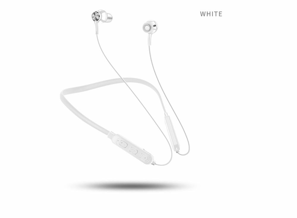 Mp3 Players |   Wireless Bluetooth Headphones Sport Headphones Neckband Magnetic Headset Handfree Earbuds With Mic  Air Buds White Electronics Mp3 Players