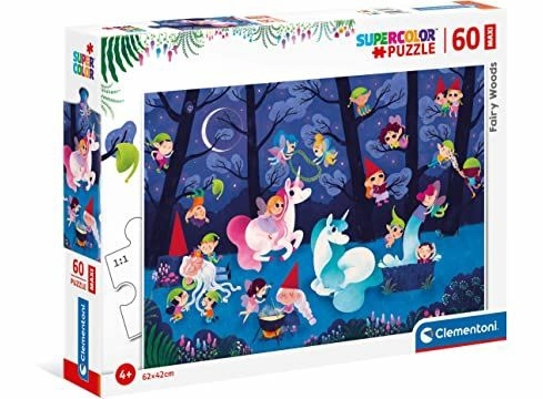 Puzzles |   26468, Fairy Woods Supercolor Maxi Puzzle For Children – 60 Pieces, Ages 4 Years Plus Puzzles Puzzles