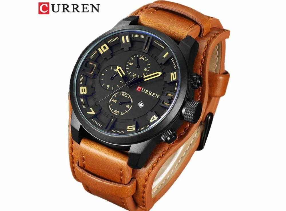 Smart Watches |   Watches Top Brand Luxury Fashion&Casual Business Quartz Watch Date Waterproof Electronics black black