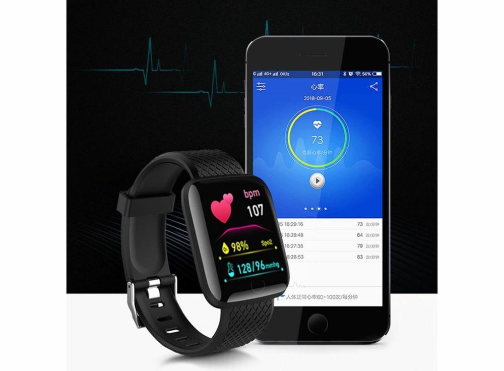 Smart Watches |   Women/Men Heart Rate Monitor Fitness Tracker Watch Sport For Android Ios Electronics Black