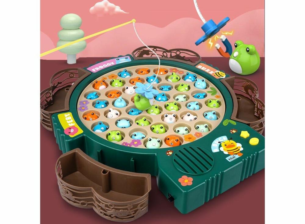 Sports & Outdoor Play |   Electric Musical Rotating Fishing Toy Children Board Play Fish Game Magnetic Fish Outdoor Sports Sports & Outdoor Play Sports & Outdoor Play