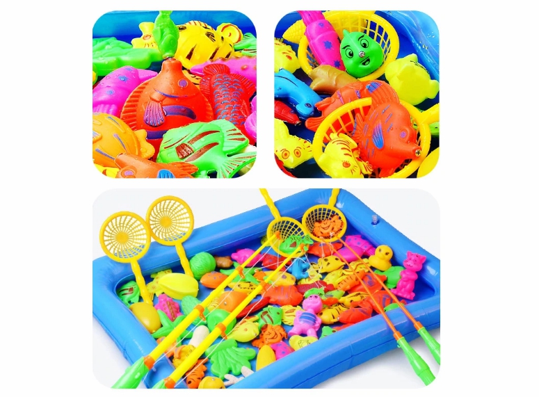 Sports & Outdoor Play |   Fishing Toy Set Suit Magnetic Play Water Baby Toys Fish Square Hot Gift For Kids Sports & Outdoor Play Sports & Outdoor Play