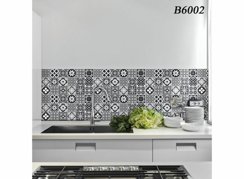 Stickers |   Kitchen Wall Stickers High Temperature Anti-Oil Paste Kitchen Wallpaper Self-Adhesive Foil Home & Office Stickers