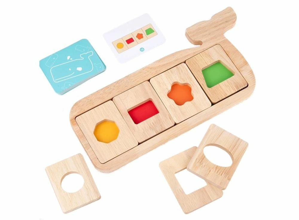 Toys For Boys |   Montessori Geometry Color Separation Puzzle Wooden Toys Sensory Training Shape Matching Toys Toys For Boys