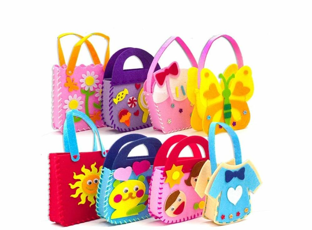 Toys For Girls |   2019 New Handicraft Toys For Children Pink Bag Girl Gift Fabrication Diy Toy Toys Toys For Girls