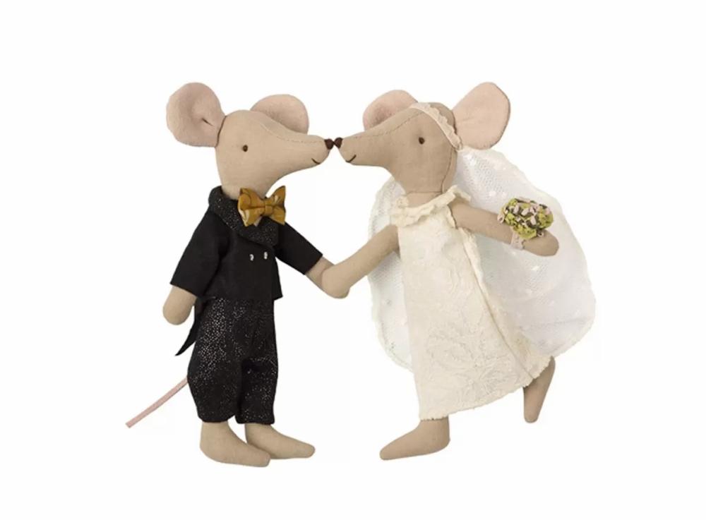 Toys For Girls |   Wedding Mice Couple In Box Chritmas New Year Gift Toys Toys For Girls