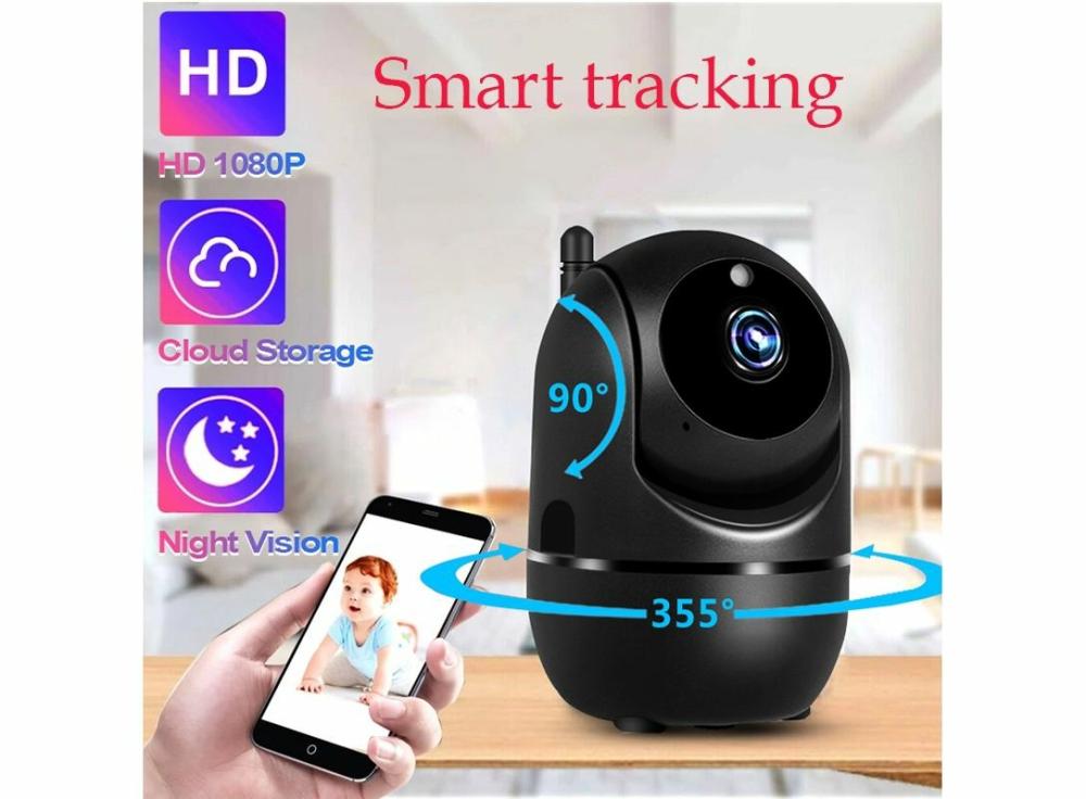 Security & Protection |   Cloud Hd Auto Tracking Baby Monitor Night Security Camera Home Surevillance Camera Home & Office Security & Protection