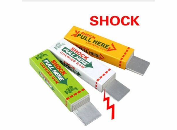 Toys For Boys |   Electric Shock Joke Chewing Gum Pull Head Shocking Toy Gift Gadget Prank Trick Gag Funny Toys Toys For Boys