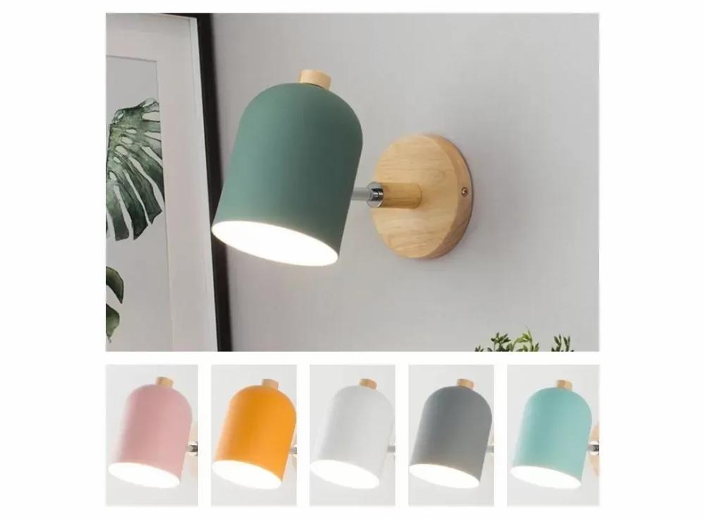 Home Appliances |   Wall Sconce Wood Wall Wash Light Indoor Lighting Fixture Metal Wall Lamp Bedside Lamps For Bedroom Bedside Living Reading Room , Home & Kitchen Home & Kitchen